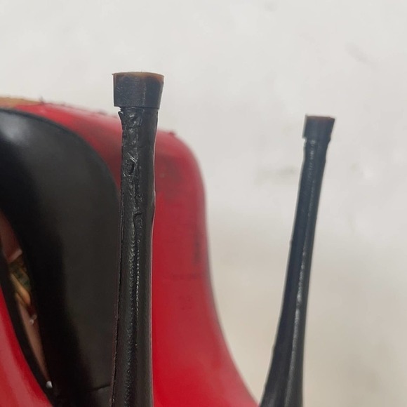 Christian Louboutin Black leather Cabo pumps 120mm with multicolor jewels 38 - Picture 12 of 12